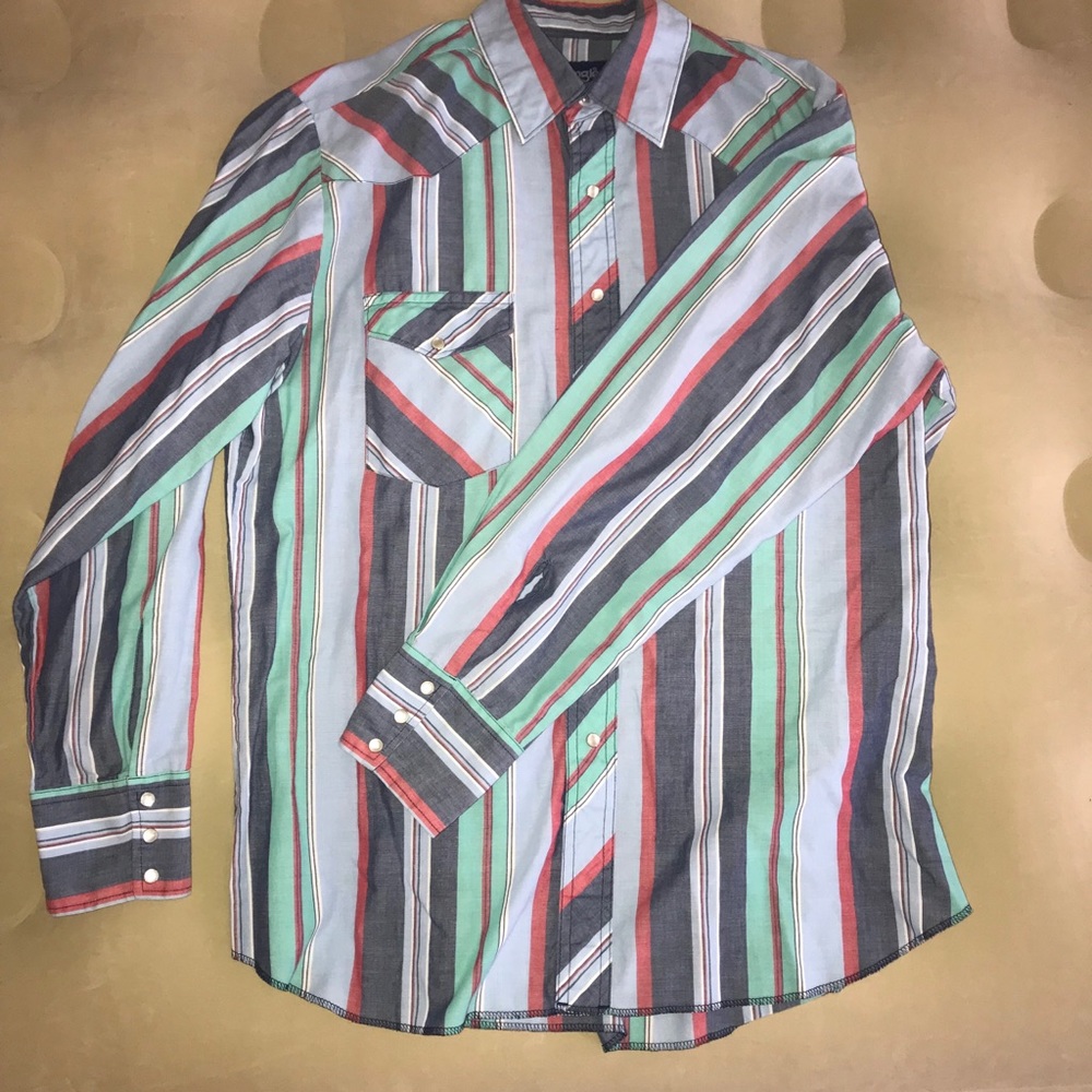 Wrangler vintage pearl snap